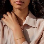 14K Gold Dainty Bead Charm Bracelet for All