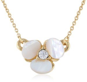 Kate Spade “Disco Pansy” Mini Pendant Necklace