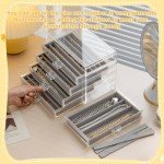 Velvet Necklace Organizer Box with 30 Compartments