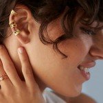 Adjustable 18k Gold Plated Ear Cuffs for Women