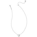 Kendra Scott Volleyball Pendant Necklace in Mother-of-Pearl