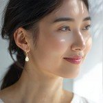 14K Gold Plated Opal Teardrop Earrings for Women