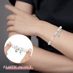 60 Pcs White Rosary Bracelets for Women
