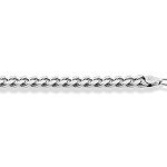 Miabella Italian 925 Sterling Silver Curb Link Necklace