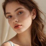 Dainty Opal Hoop Earrings in Sterling Silver