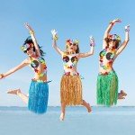 Hawaiian Luau Costume Accessory Set – 8 Pieces