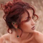 Vintage Tree of Life Fairy Elf Ear Cuffs