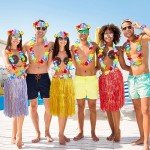 Hawaiian Luau Costume Accessory Set – 8 Pieces