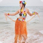Hawaiian Luau Costume Accessory Set – 8 Pieces
