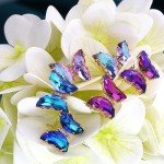 Dainty Butterfly Crystal Jewelry Set for Women