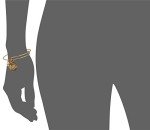 Alex and Ani Aries II Gold-Tone Bangle Bracelet