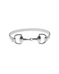 Charming Silver Equestrian Snaffle Bit Bracelet