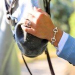 Charming Silver Equestrian Snaffle Bit Bracelet