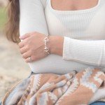 Charming Silver Equestrian Snaffle Bit Bracelet