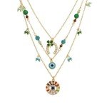 Betsey Johnson Women's Lucky Charm Necklace
