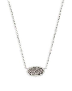 Kendra Scott Elisa Rhodium-Plated Pendant Necklace