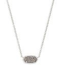 Kendra Scott Elisa Rhodium-Plated Pendant Necklace