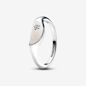 PANDORA Me Enamel Signet Ring - Size 10.5
