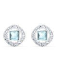 Swarovski Aqua & Clear Crystal Angelic Stud Earrings