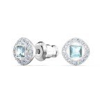 Swarovski Aqua & Clear Crystal Angelic Stud Earrings