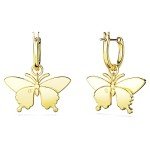 Swarovski Idyllia Gold Butterfly Drop Earrings