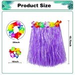 Hawaiian Luau Hula Skirt Set with Accessories