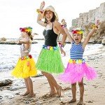 Hawaiian Luau Hula Skirt Set with Accessories