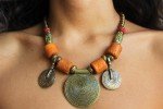 Boho Chunky Tribal Statement Necklace for Women