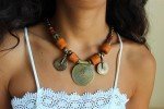 Boho Chunky Tribal Statement Necklace for Women