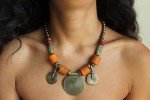Boho Chunky Tribal Statement Necklace for Women