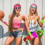 80s Neon Sport Accessory Set for Women