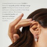 Rhodium Plated Climber Earrings for Women