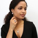 Stylish Sterling Silver Halo Cushion Cut Ring