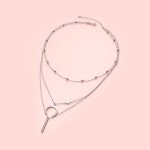 Layered 925 Sterling Silver Star & Crescent Necklace