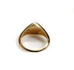 Sterling Silver Libra Zodiac Signet Ring