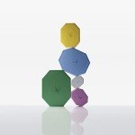 Swarovski Multicolored Drop Earrings with Asymmetrical Design