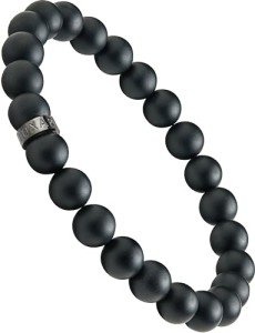 Men's Matte Black Onyx Bead Bracelet
