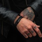 Men's Matte Black Onyx Bead Bracelet