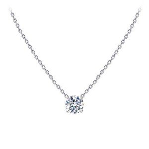 Sterling Silver Diamond Tennis Choker Necklace for Women