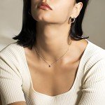Sterling Silver Diamond Tennis Choker Necklace for Women