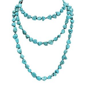 Turquoise Beads Multi-Strand Layered Necklace 59