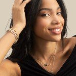 Adjustable Gold Pave Huxley Cuff Bracelet for Women