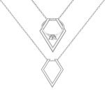 Stainless Steel Ring Holder Necklace for Couples