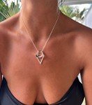 Stainless Steel Ring Holder Necklace for Couples