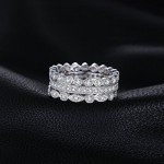 14K Gold Plated Silver Stackable Promise Rings