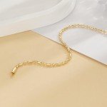 Chic 14k Gold Love Bracelets for Women