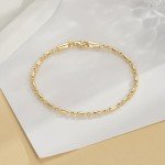 Chic 14k Gold Love Bracelets for Women