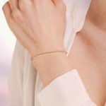Chic 14k Gold Love Bracelets for Women