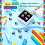 Autism Awareness Heart Enamel Pins - 100 Pack