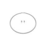 Swarovski Matrix Tennis Jewelry Set with Crystals